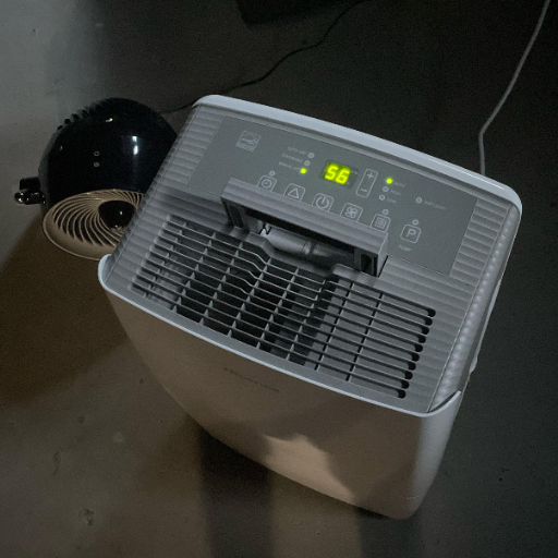 How do I determine the right dehumidifier setting for my basement?