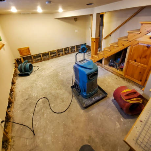 How does basement size affect dehumidifier choice?