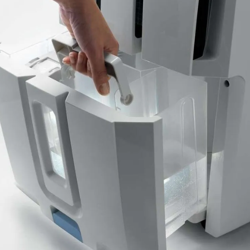 What are the advantages of using a dehumidifier with a built-in pump