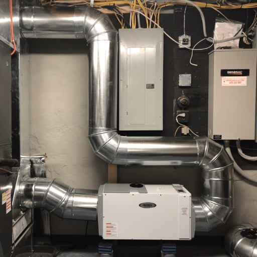 What are the benefits of installing a whole-house dehumidifier in your ductwork?