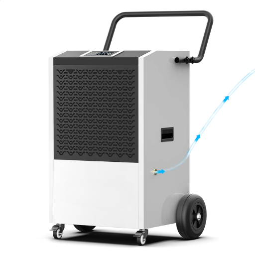 What is a dehumidifier with pump and how does it work