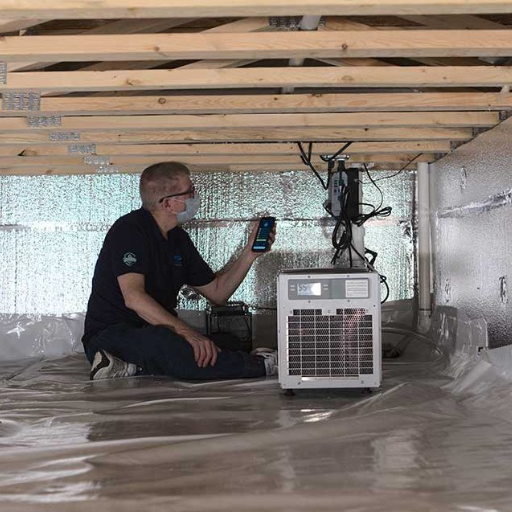 What is the ideal humidity level for a crawl space?