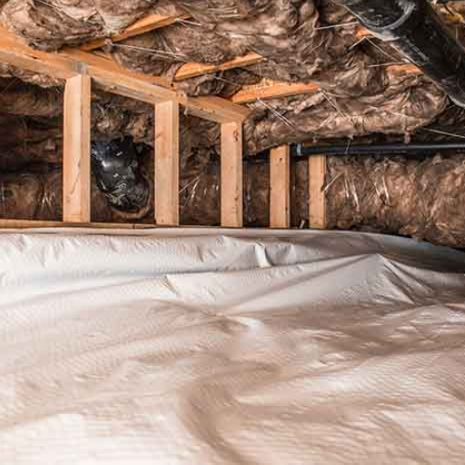 What role does a vapor barrier play in humidity control?