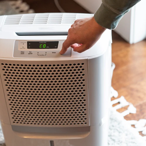 How do I use a dehumidifier effectively in my home